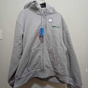 Camber GreenPoint Metal Thermal Lined‎ Hoodie Full Zip Gray 3X Made USA New